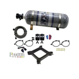 Nitrous Express 4150 Assassin Plate Pro Power Nitrous Kit (100-500HP) w/12lb Bottle (67540-12)