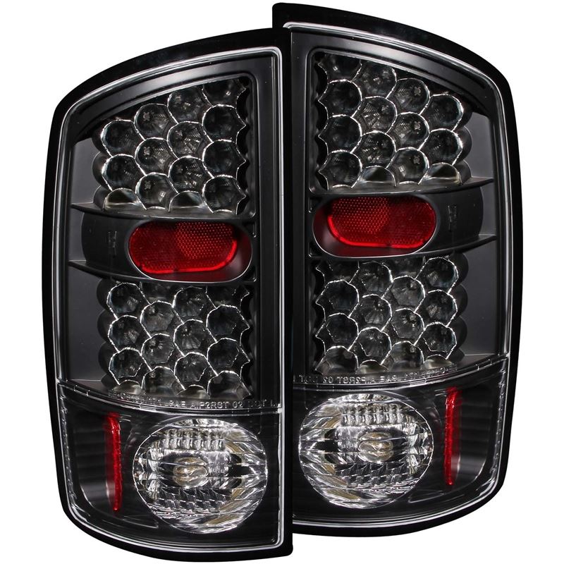 ANZO USA 2002-2005 Dodge Ram 1500 LED Taillights Black (311018)