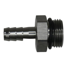 Load image into Gallery viewer, DeatschWerks 10AN ORB Male to 3/8in Male Triple Barb Fitting (Incl O-Ring) - Anodized DW Titanium(6-02-0517)
