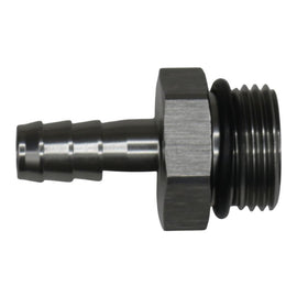 DeatschWerks 10AN ORB Male to 3/8in Male Triple Barb Fitting (Incl O-Ring) - Anodized DW Titanium(6-02-0517)