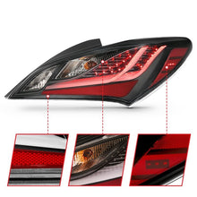 Load image into Gallery viewer, ANZO USA Tail Light Assembly LED Black Housing Dark Smoke Lens Pair (321347)