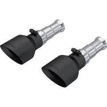 Load image into Gallery viewer, MBRP Exhaust 5in. OD Dual Wall Angle Cut Black Exhaust Tips, Sold in Pairs (T5199BLK)