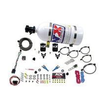 Load image into Gallery viewer, Nitrous Express 03-18 Nissan 350Z/370Z Dual Nozzle (35-150HP) w/10lb Bottle (20716-10)