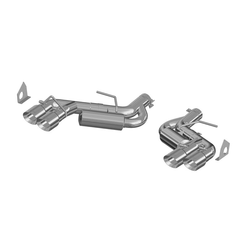 MBRP Exhaust 3in. Dual Axle Back Quad Tips T409 (S7036409)