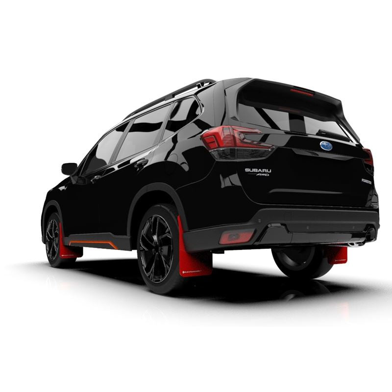 Rally Armor Red Mud Flap/White Logo for 2019-2020 Subaru Forester (MF52-UR-RD/WH)