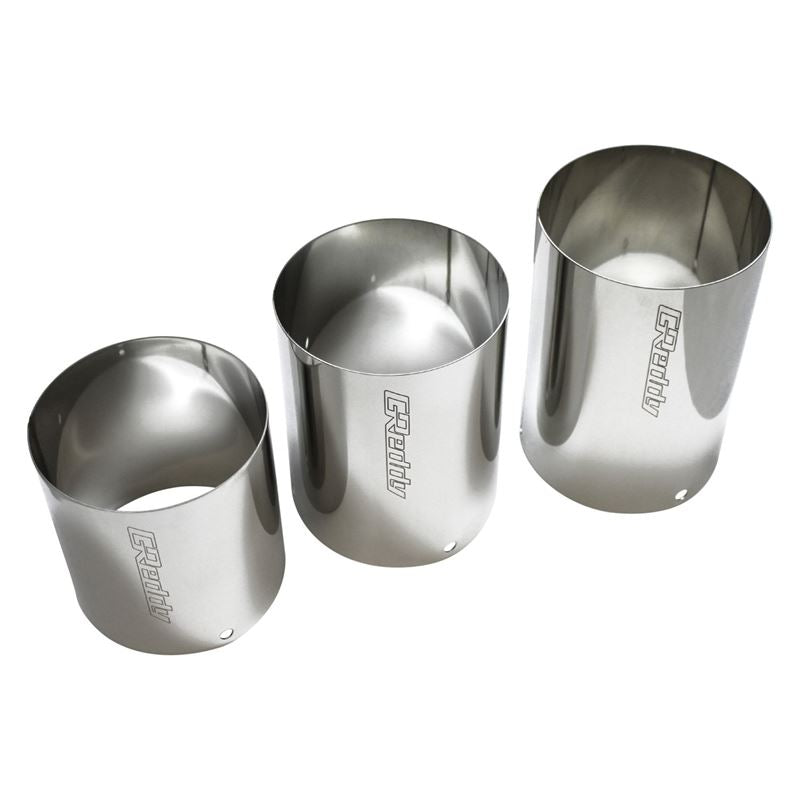 GReddy Revolution RS Steel Round lt-On Polished Exhaust Tip (11001140)