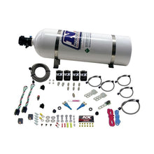 Load image into Gallery viewer, Nitrous Express Ford EFI Dual Stage Nitrous Kit (50-150HP x 2) w/15lb Bottle (20124-15)