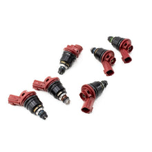 Load image into Gallery viewer, Deatschwerks Set of 6 270cc Side Feed Injectors for Nissan 300zx 90-96 (01J-00-0270-6)