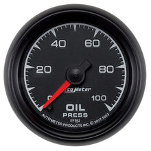 Load image into Gallery viewer, AutoMeter ES 52.4mm 0-100 PSI Oil Pressure Gauge (5953)