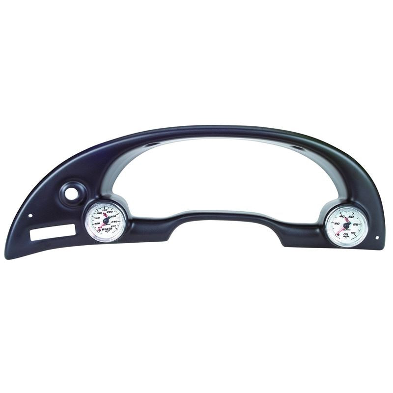 AutoMeter 94-00 Ford Mustang 52mm Black Dual Instrument Cluster Bezel (10003)