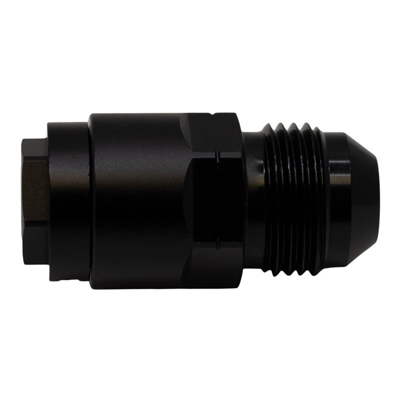 DeatschWerks 8AN Male Flare to 5/16in Female EFI Quick Connect Adapter - Anodized Matte Black(6-02-0143-B)