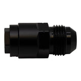 DeatschWerks 8AN Male Flare to 5/16in Female EFI Quick Connect Adapter - Anodized Matte Black(6-02-0143-B)