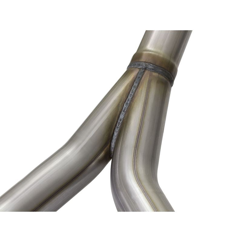 aFe Rebel Series 2-1/2in 409 Stainless Steel Cat-Back Exhaust System w/Polished Tip (49-48056-P)