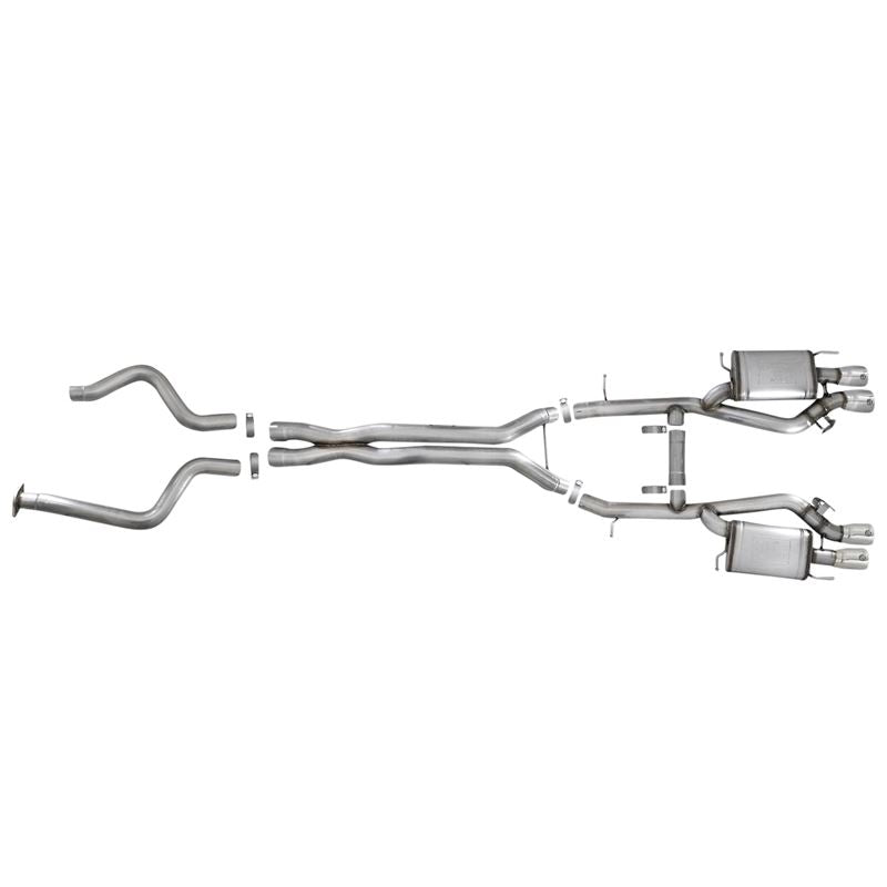 aFe MACH Force-Xp 3 IN 304 Stainless Steel Cat-Back Exhaust System w/ Polished Tip (49-34078-P)