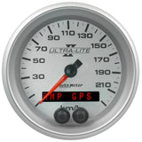 AutoMeter Ultra-Lite II 3-3/8in. 225KM/H (GPS) Speedometer Gauge (4980-M)