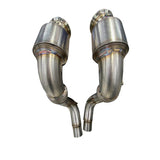 Active Autowerke S63 N63 Catted Downpipes V8 BMW X5 M and X6 M X5 X6 550i 650i (11-041)