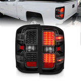 ANZO USA Tail Light Assembly for Chevrolet Silverado 1500/2500/3500, Sierra 3500 (311423)