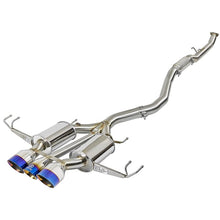 Load image into Gallery viewer, Takeda 3 IN 304 Stainless Steel Cat-Back Exhaust System w/ Blue Flame Tip (49-36616-L)