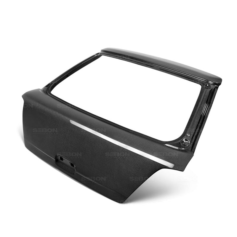 Seibon OEM-style carbon fiber trunk lid for 2002-2005 Subaru Impreza/WRX Wagon (TL0205SBIMPHB)