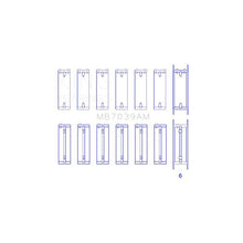 Load image into Gallery viewer, King Engine Bearings Main Bearing Set for 2007-2010 BMW X3 (MB7039AM)