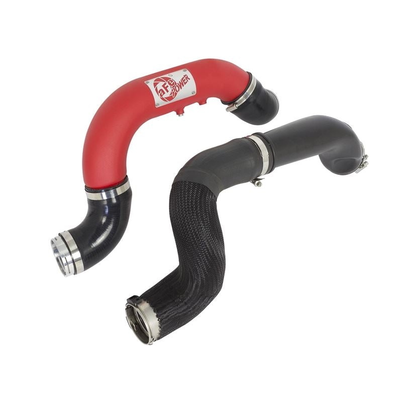 aFe BladeRunner 2-1/2 IN and 3 IN Aluminum Hot and Cold Charge Pipe Kit Red (46-20264-R)