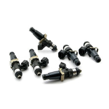 Load image into Gallery viewer, Deatschwerks Bosch EV14 Universal 60mm/11mm matched set of 6 injectors 220 lb/hr (16S-11-2200-6)