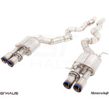 GTHAUS Super Light GT Racing Exhaust (Ti Rear Unit + SUS SR Pipes) Titanium for 2013-2016 BMW M5(BM1212406)