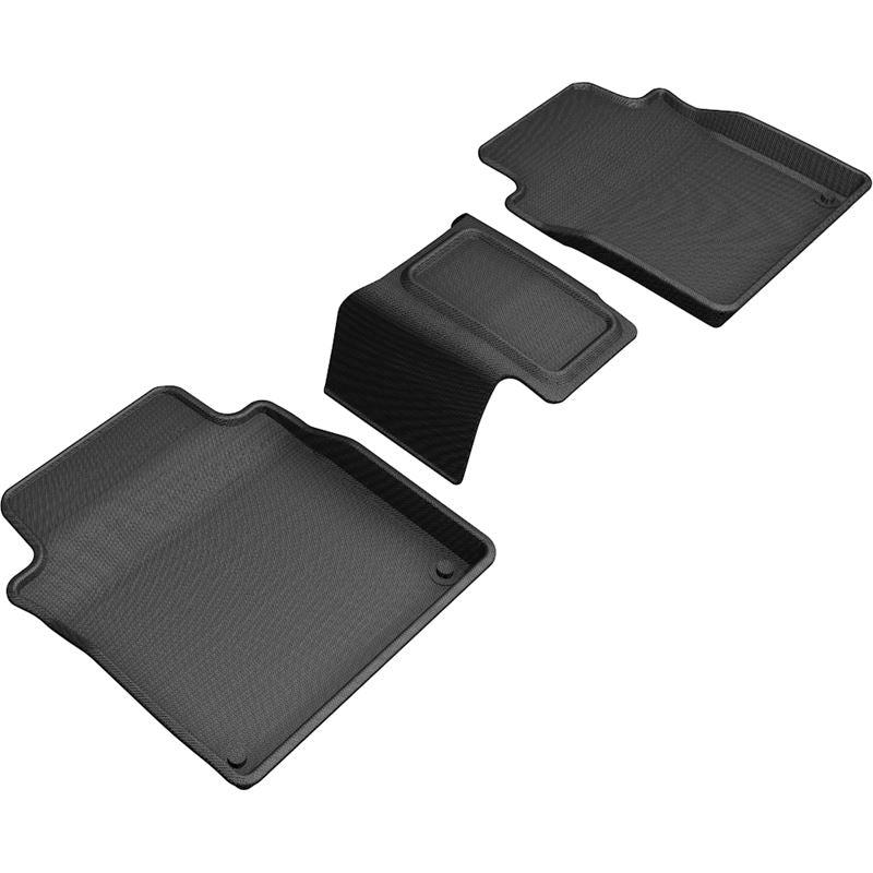 3D Maxpider KAGU Floor Mat, BLACK, 2ND ROW (L1AD05021509)