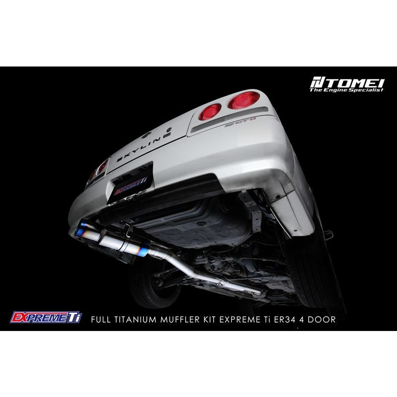 Tomei Full Titanium Muffler Kit Expreme Ti ER34 4 Door (TB6090-NS06B)