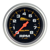 AutoMeter Pro-Cycle Gauge Tach 2 5/8in 8K Rpm 2and4 Cylinder Black (19324)