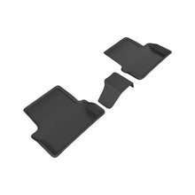 Load image into Gallery viewer, 3D Maxpider 2016-2019 Buick Cascada Kagu 2nd Row Floormats - Black (L1BC03221509)