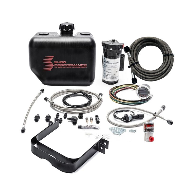 Snow Performance 2.5 Boost Cooler Water Methanol Injection Kit w/ SS Brd Line & 4AN Fittings (SNO-211-BRD)