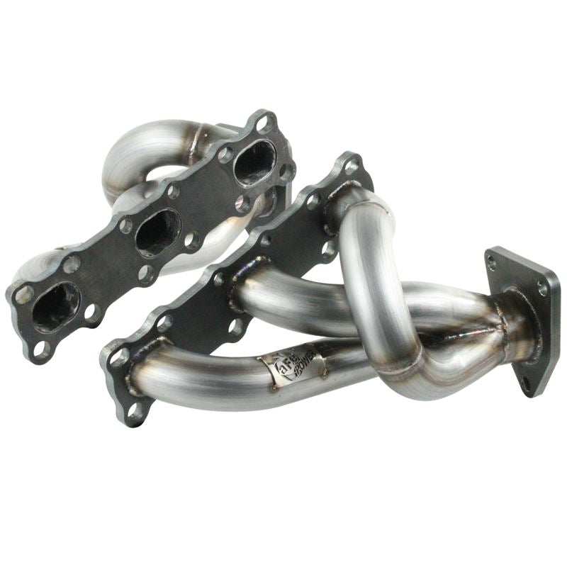 aFe Twisted Steel 409 Stainless Steel Shorty Header (48-46101)