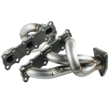 Load image into Gallery viewer, aFe Twisted Steel 409 Stainless Steel Shorty Header (48-46101)