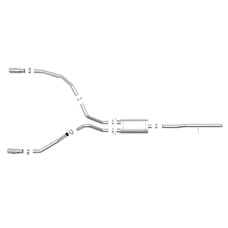 aFe Apollo GT Series 3 IN 409 Stainless Steel Cat-Back Exhaust System w/ Polish Tip (49-44112-P)