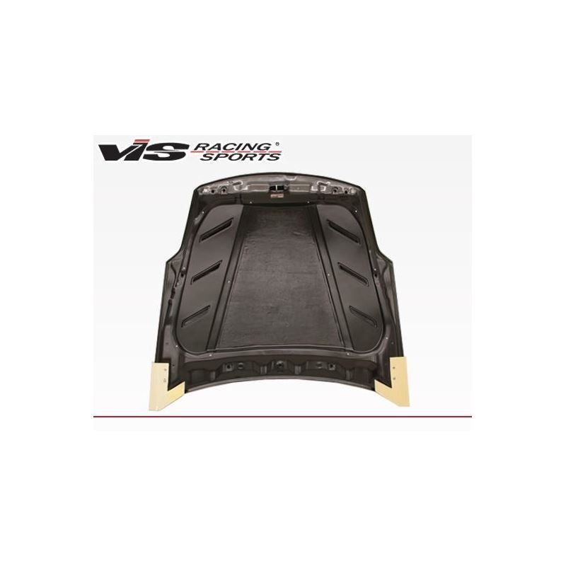 VIS Racing Astek Style Black Carbon Fiber Hood (03NS3502DAST-010C)