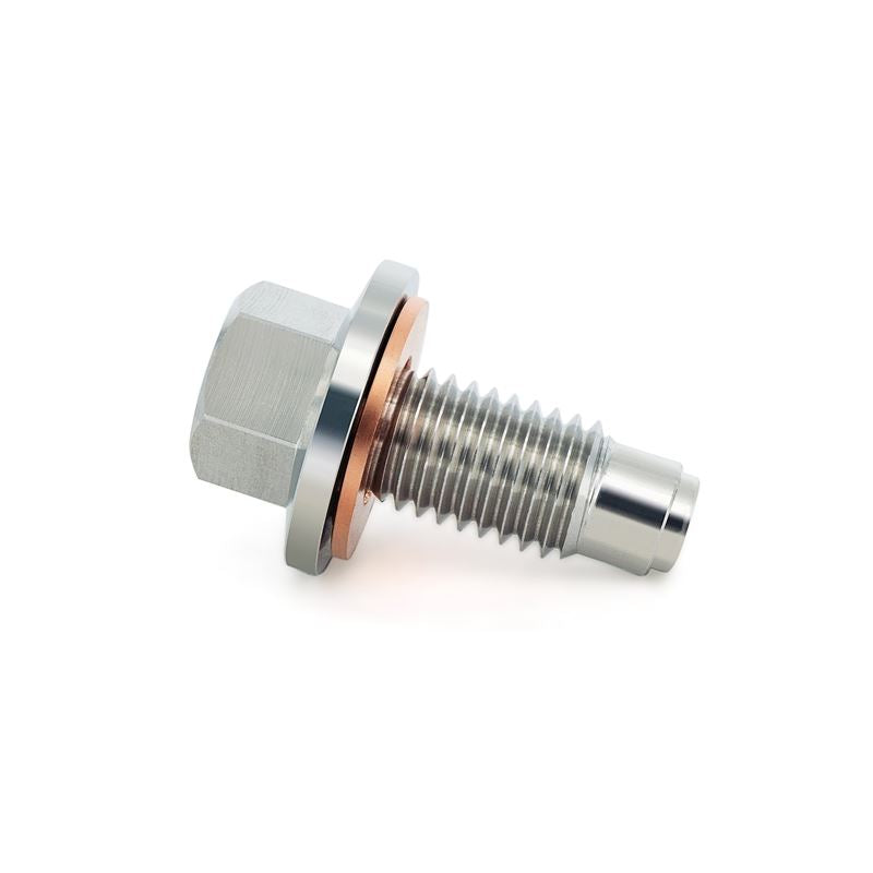 HPS Pefromance Stainless Steel Magnetic Drain Plug M12 x 1.75, (MDP-M12x175)