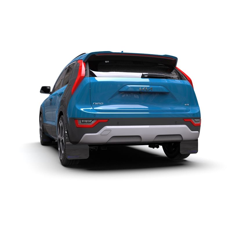 Rally Armor Black Mud Flap/Blue Logo for 2023+ KIA Niro (MF21-UR-BLK-BL)