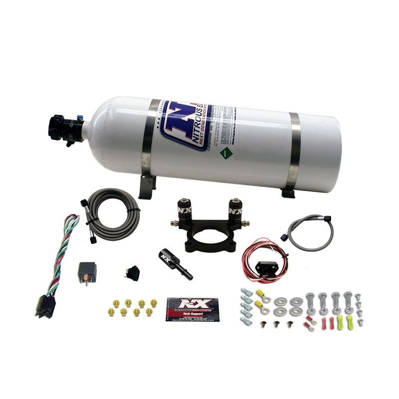 Nitrous Express 13-16 Dodge Dart 2.0L Nitrous Plate Kit (35-100HP) w/15lb Bottle (20942-15)