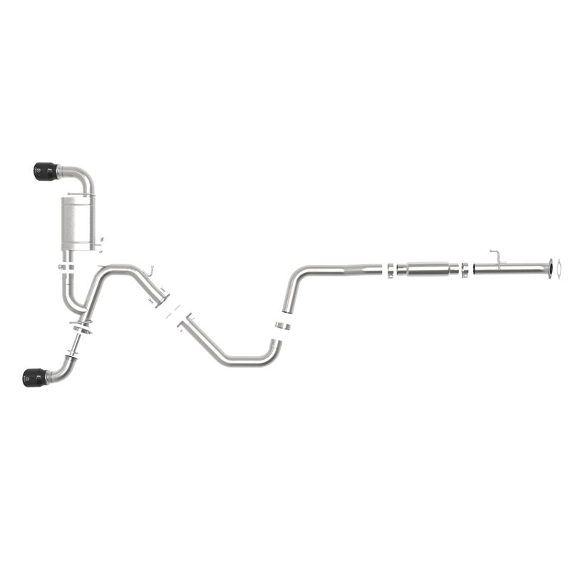 aFe Takeda-ST 3 IN 304 Stainless Steel Cat-Back Exhaust System w/ Black Tips (49-37010-B)