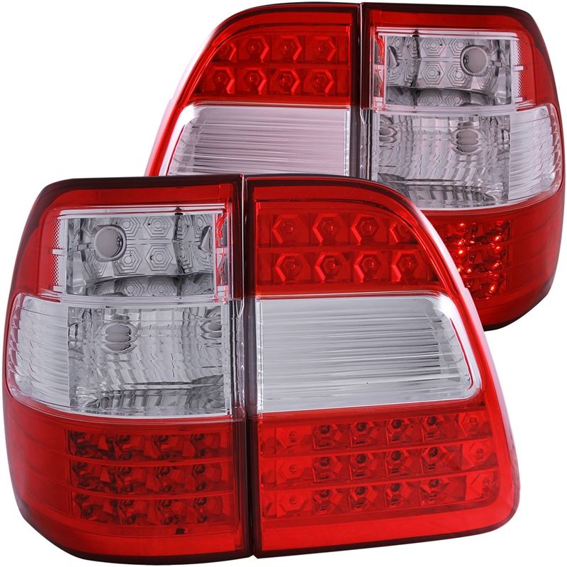 ANZO USA 1998-2005 Toyota Land Cruiser Fj LED Taillights Red/Clear G2 (311094)