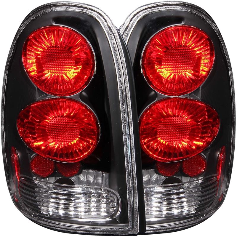 ANZO USA 1996-2000 Chrysler Voyager Taillights Black (211039)