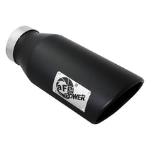 Load image into Gallery viewer, aFe MACH Force-Xp 409 Stainless Steel Clamp-on Exhaust Tip Black (49T40601-B15)