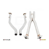 GTHAUS Cat-Back LSR pipe (Front + Mid Section) RWD only Stainless for 2013-2019 Lexus GS350(LE0313001)