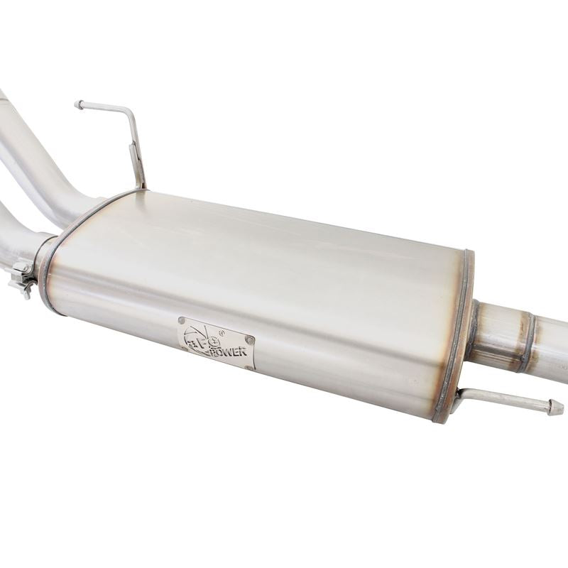 aFe MACH Force-Xp 3 IN 409 Stainless Steel Cat-Back Exhaust System w/Black Tip (49-43070-B)