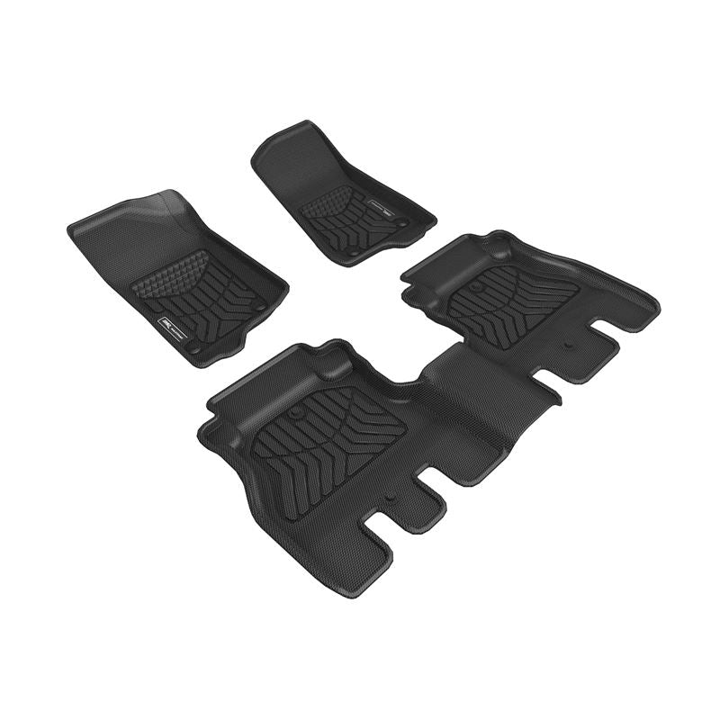 3D Maxpider MAXTRAC Floor Mat, BLACK, 1ST ROW/2ND ROW (A5JP01901809)