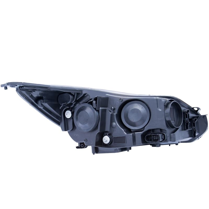 ANZO USA 2012-2014 Ford Focus Projector Headlights w/ Plank Style Design Black (121490)