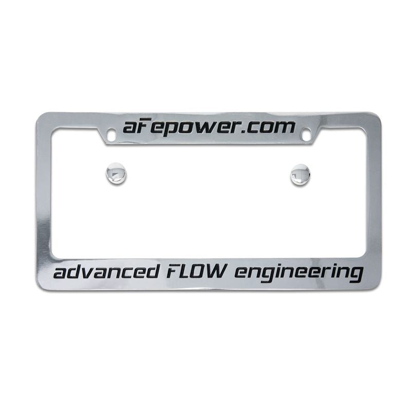 aFe POWER Engraved Metal License Plate Frame (40-10251)