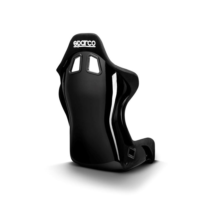 Sparco Grid Q Racing Seats, Black/Black Leatherette with Black Stitch (008009RNRSKY)