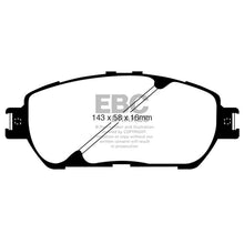 Load image into Gallery viewer, EBC Greenstuff 2000 Series Sport Brake Pads (DP21674)